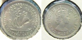 British Caribbean Territories  10 Cents Coin 1964 - £2.35 GBP