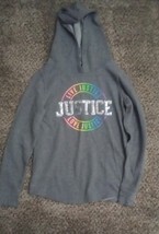 Girls Hooded Justice Sweatshirt - £7.19 GBP