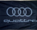 Audi Quattro Racing Flag 3X5 Ft Polyester Banner USA - $15.99