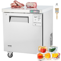 VEVOR 28.1" Commercial Frozen Refrigerator Sandwich &amp; Salad Prep Table, ... - $1,058.99