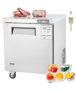 VEVOR 28.1" Commercial Frozen Refrigerator Sandwich & Salad Prep Table, 7.4 Cu.  - $1,058.99