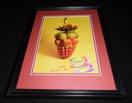 2003 Juicy Fruit Strappleberry Gum Framed 11x14 ORIGINAL Vintage Adverti... - £27.23 GBP