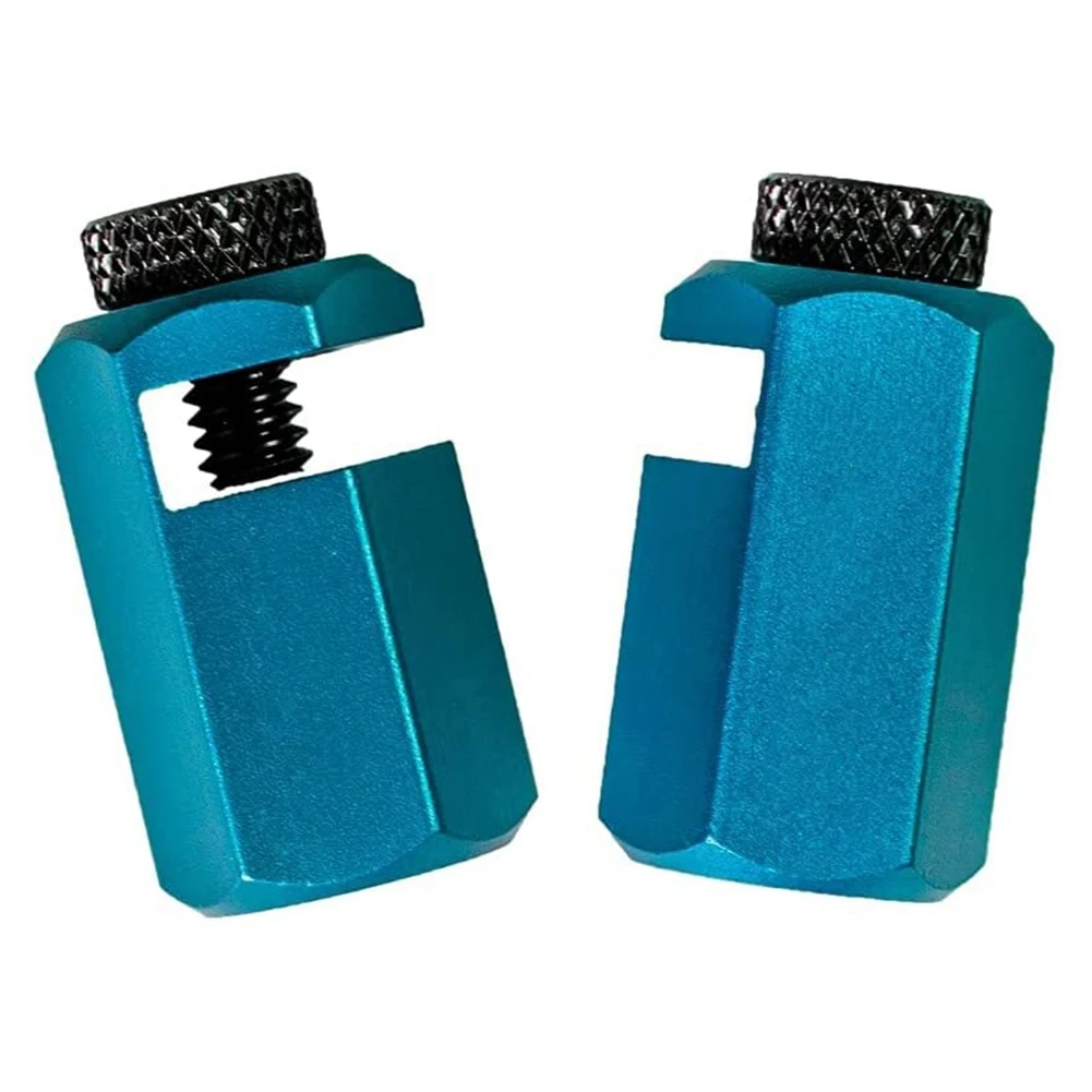 2Pcs Tall Stair Gauges for Layout Fing Square Attachment Rip Guide Spee  (Blue) - £41.65 GBP