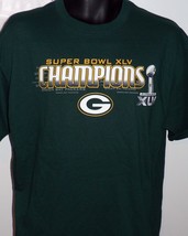 Green Bay Packers Free Shipping Mens Super Bowl Champs Shirt Large New Xlv 2010 - £17.05 GBP