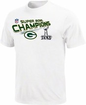 Green Bay Packers Champions Super Bowl Shirt Boys Girls Xl Free Shipping New - £12.45 GBP