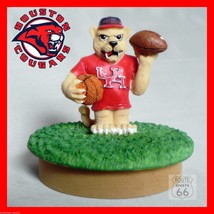 Houston Cougars Mason Jar Coin,Candy,Candle Mascot Mason Jar Sport Cover - £12.01 GBP