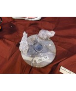 INDIA INDIAN 1977 Stone Tea Light and Incense Burner Elephant  VERY RARE... - $26.12