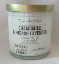 Kirkland&#39;s 7 oz Jar Candle up to 20 hrs Natural Wax CHAMOMILE &amp; FRENCH L... - £18.29 GBP