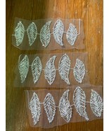 5 pieces (A set) - Leaf appliqué, Leaf patch ,Dress appliqué, Wedding le... - $7.00