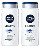 (Pack of 2) Nivea Men Sensitive 3 in 1 Shower Gel 400ml - $36.63 CAD