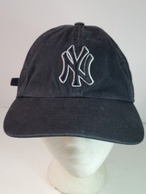 47 Brand Unisex New York Yankees Black Cap Hat Adjustable Clean Up Used ... - £11.57 GBP