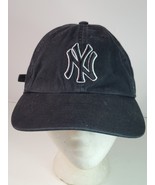 47 Brand Unisex New York Yankees Black Cap Hat Adjustable Clean Up Used ... - £11.81 GBP