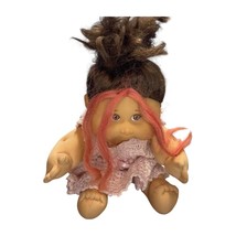 Vintage Cabbage Patch Kids Doll Play Along Doll Brown Hair Pink Dress 2004 PA-25 - £30.57 GBP