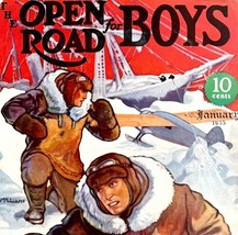 Open Road For Boys Cover 1935 Alaskan Adventure NRA Lithograph Art Print HM1E - £29.90 GBP