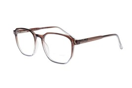 New SUCCESS SS-138 Brown Fade to Grey Geometric Shaped Eyeglasses 51/17/145 - $39.55
