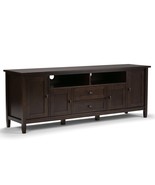 Warm Shaker 72&quot; Tobacco Brown TV Media Stand - $1,421.00 CAD