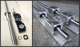 SBR20-1600mm Linear rail &amp;DFU1605-1600mm Anti-backlashed Ballscrew&amp;BF12/BK12 Kit - £196.65 GBP