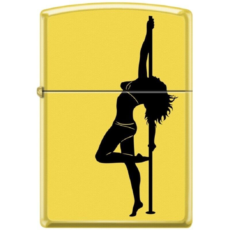 Zippo Lighter - Pole Dancer Lemon Yellow - 853681Y - $31.16