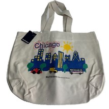 Madhappy Chicago Exclusive Wide Tote Bag Canvas in Natural NEW - $98.00