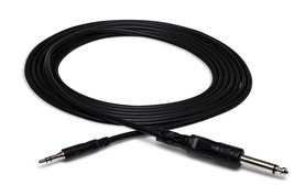 Hosa CMP-105 1/4&quot; TS to 3.5 mm TRS Mono Interconnect Cable, 5 Feet - £7.21 GBP+