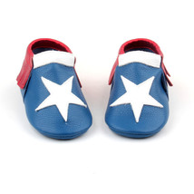 Baby Moccasins Super Hero Baby shoes toddler moccasin infant boys Marvels loafer - £15.18 GBP