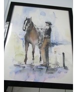 Oscar Alvarez Lithograph Framed 13 X 11&quot; - $2,728.72 MXN