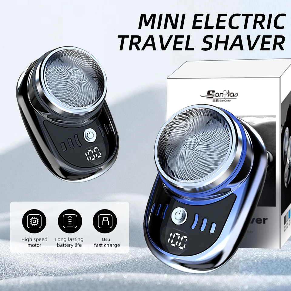 Mini Electric Travel Shaver Portable Razor For Man Rechargeable Shaver USB - $24.35+