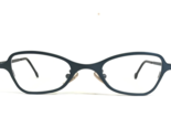 Vintage la Eyeworks Eyeglasses Frames ROOTY 447 Blue Rectangular 40-20-125 - $60.66