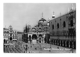 RPPC Italy Venice Piazzetta S Marco St Mark Square SBV 4X6 Glossy Postcard - £5.33 GBP