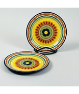 Pier 1 Set of 2  Ironstone Mexicali Salad Dessert Plate 8 3/4&quot; - $23.74