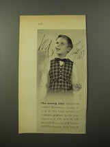 1954 Lord & Taylor Weskit Ad - The young clan adopts the Weskit! - $18.49