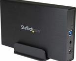 StarTech.com 3.5in Black Aluminum USB 3.0 External SATA III SSD / HDD En... - £65.42 GBP