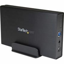 StarTech.com 3.5in Black Aluminum USB 3.0 External SATA III SSD / HDD Enclosure  - £65.42 GBP