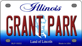 Grant Park Illinois Novelty Mini Metal License Plate Tag - £11.76 GBP