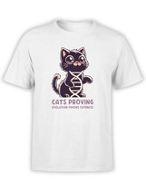 FANTUCCI Cats T-Shirt Collection | Cats Proving T-Shirt | Unisex - £17.29 GBP+
