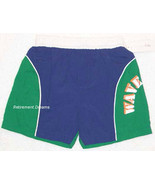 Boy Swim Shorts Bathing Trunks 12M 12 Month NEW Green Blue Wave Rider - $9.00