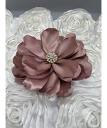HANDMADE SATIN FLOWERS FOR BROOCH, CORSAGE OR HEADBAND, MANY COLORS - €12,01 EUR+
