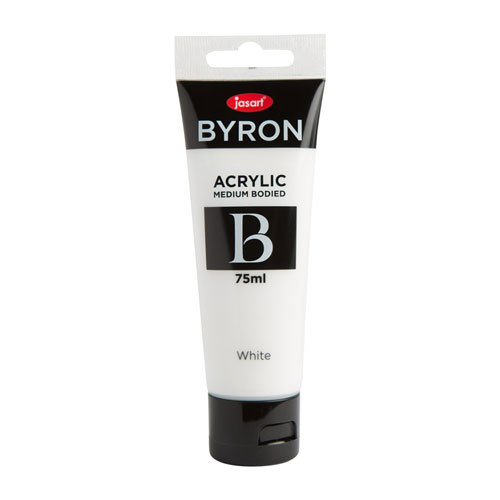 Jasart Byron Acrylic Paint 75mL - White - $16.63