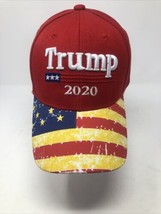 President Donald Trump 2020 RED USA Flag/Star Baseball Hat - $6.79
