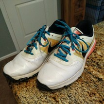 NIKE - LUNAR COMMAND Men’s Golf Shoes (Size 9) ~ Orange White 704427-100... - $49.50