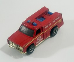 Hot Wheels Emergency Unit First Aid O Xy Gen 1974 Hong Kong - $5.93