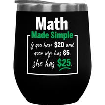 Make Your Mark Design Math Made Simple Funny Coffee &amp; Tea Gift Mug for H... - £21.78 GBP