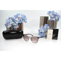 Coach OHC8350 Grey Logo Signature Acrylic Metal Sunglasses NWT Case - $173.10 CAD