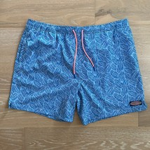 Vineyard Vines Men&#39;s 7 Inch Printed Chappy Swim Trunks Blue 2XL - $54.99