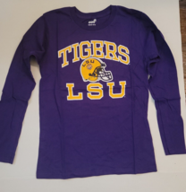 Purple LSU Tigers Youth Long Sleeve T-Shirt - Youth Size   M 10/12 New - £9.16 GBP