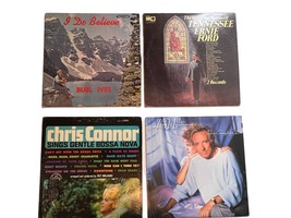 Vintage Vinyl LP Record Album Lot Burl Ives Chris Connor Ernie Ford Andy William - £17.28 GBP