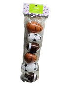 6pc  Sports Balls Plastic Easter Egg Shells 2.36in - $10.84