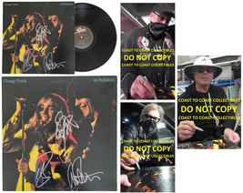 Cheap Trick signed at Budokan album vinyl COA proof Zander, Peterson,Nielsen - £407.22 GBP