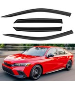 For 22-25 Honda Civic Sedan 4PCS Mugen Style Window Visors Windshield Ra... - $524.87 MXN