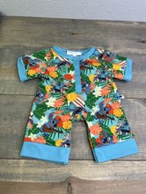 Build a Bear Clothes Disney Lilo & Stitch Pajamas Jumper Outfit BAB Aloha Print - $14.84